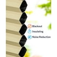 thumbnail image 6 of Chicology Cordless Cellular Shade Blackout, Ecru 44.25"W x 72"H, 6 of 8