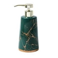 thumbnail image 1 of Qeeadeea/Marble Pattern Soap Dispenser With Pump, Refillable Lotion Dispenser For Bathroom Vanity Countertop, Ceramic Shampoo Dispenser-dark green-450ml/15.8oz, 1 of 7