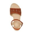 thumbnail image 4 of Fifth & Luxe Women's Studded Cut-Out Flat Sandals, Sizes 6-11, 4 of 5