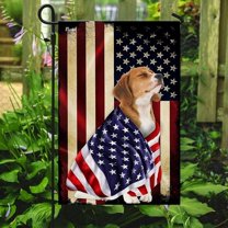 Beagle Flag - Outdoor Beagle Decorations, 29.5" x 39.5" House Flag For Porch, Patio, Wall Decor, Heavy-duty Canvas American with Beagle Garden Home Décor Double Sided
