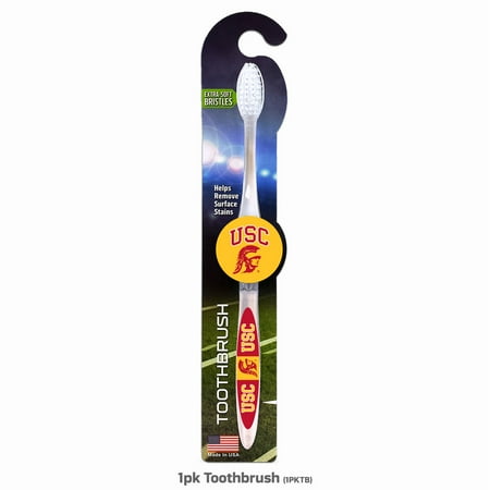 USC Trojans NCAA 1 Pack Toothbrush - White