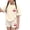 Beige, variant on CCRFTGI Summer Clothes for Child Girls Size 8 Cute 2 Piece Outfits Lounge Set Athletic Bow Cherry Print Short Sleeve Tee Top and Waist Shorts Clothing Sets Purple 7-8 Years