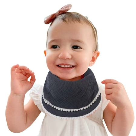 

NIUREDLTD Babys Boys Girls Lace Towel Handkerchief Towel Child Bib Burp Cloths Outwear Solid