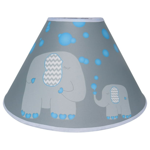 Blue Elephant Lamp Shade Jungle, Jungle Lamp Nursery