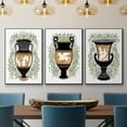 thumbnail image 2 of Greek Vases I - Framed Premium Gallery Wrapped Canvas L Frame 3 Piece Set - Ready to Hang, 2 of 9