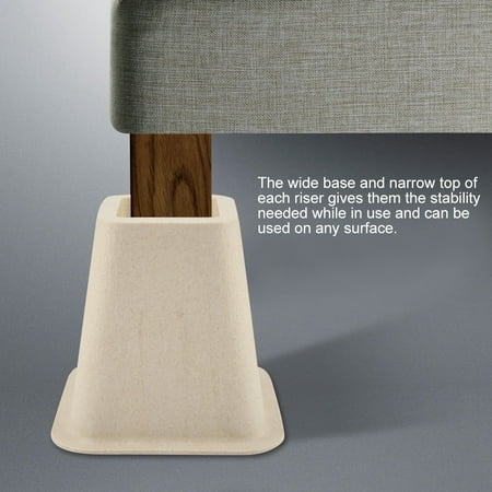 Chair Rases Image Imitation Porcelain Furniture Raisers Set Chair Raisers of 4 For Bed ...