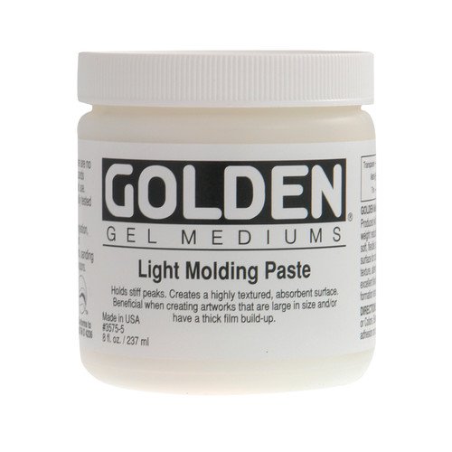 Golden Artist Colors 8 Oz Light Molding Paste
