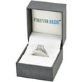 thumbnail image 6 of Brilliance 1/3 Carat Diamond Composite Women's Bridal Ring Set 10K White Gold (I-J, I2-I3), 6 of 6