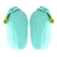 thumbnail image 5 of Zapatos Hechos A Mano Bebé Recién Nacido Niños Niñas Crochet Knit Azul, 5 of 6