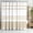 Beige Wavy, variant on Shower Curtain Navy Blue Geometric Water Repellent Shower Curtain Set, With Hooks，Machine Washable, Modern Decorative Polyester Cloth Shower Curtains For Bathroom,72"x72",Cross Grid