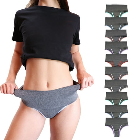 VIÉRE - Pack of 10 High Waisted Double-Thread Women s Panties - Lingerie - Underwear Women - Shapewear  Body Shaper For Women  Postpartum Underwear - 2X-Large
