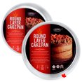 thumbnail image 1 of Crown 8 inch Cake Pans, 2" Deep, Set of 2, Heavy Duty, Even-Heating, Pure Aluminum, 20 cm Cake Pan, 1 of 1
