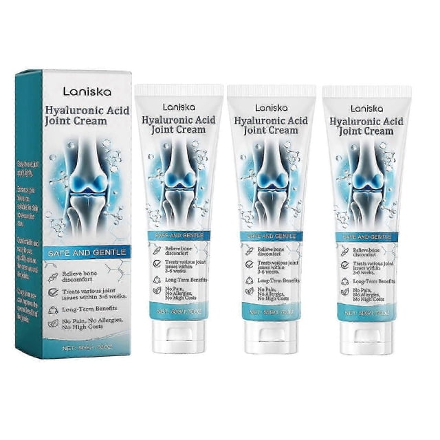 1-3pcs Hyaluronic Acid Joint Cream, Hyaluronic Acid Joint Massage Cream, Advanced Joint and Bone Care Gel for Back, Neck, Hands, Knees