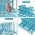 thumbnail image 2 of Organizador de escritorio Marbrasse de 4 niveles con 5 soportes para archivos y 2 soportes para bolígrafos, 2 of 7