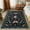 Black, variant on MOSISO 4x6 Area Rug for Living Room, Soft Non Slip Vintage Butterfly&Insect Low Pile Carpet, Faux Wool Rectangular Washable Area Rugs Carpet for Living Room Bedroom Dining Room Home