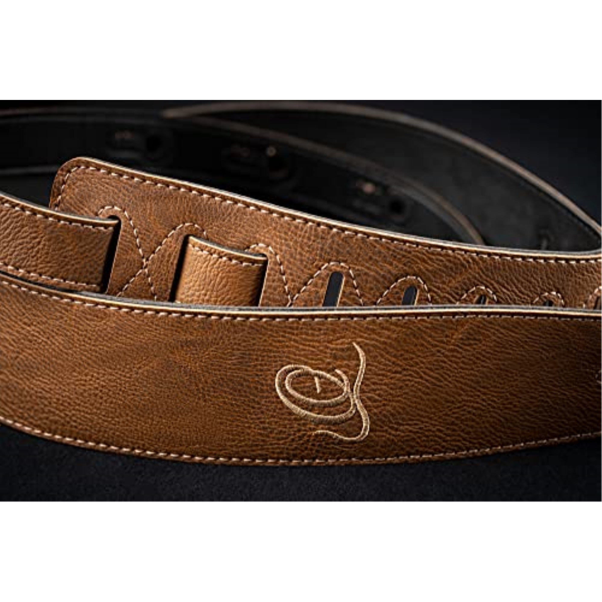 Ortega Vegan Series Guitar Straps Tan 2.36 in.