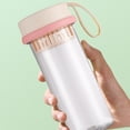 thumbnail image 4 of Boovnll Water Bottles, 17 OZ/500ML Large Capacity Sports Water Bottle Reusable Transparent Plastic Bottle LeakProof for Home, Office, Gym, Outdoor Sports, Water Bottle, 4 of 6