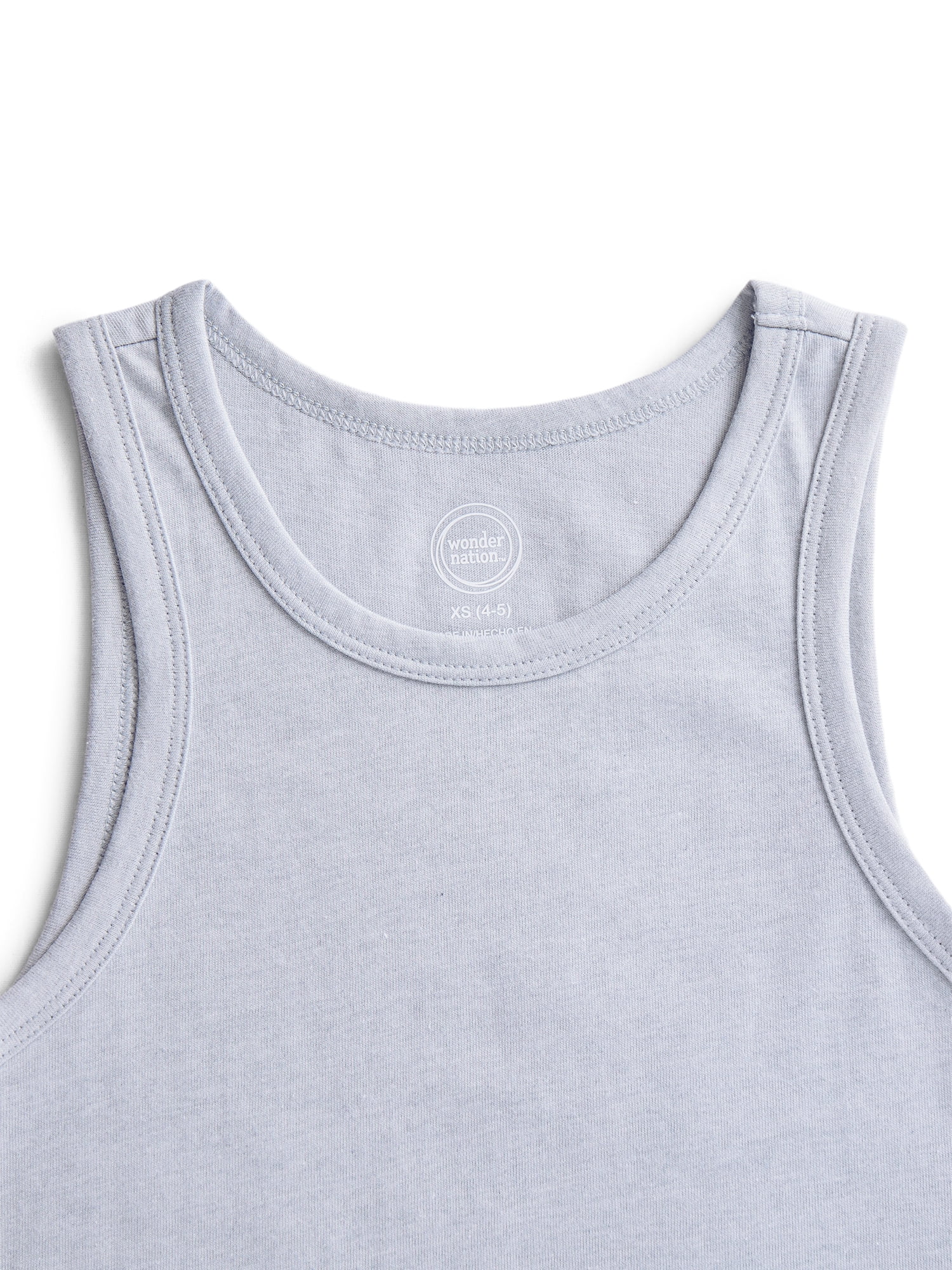 Wonder Nation Boys Kid Tough Tank Tops, 5-Pack, Sizes XS-XXL & Husky