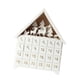 thumbnail image 1 of Calendario de Adviento con forma de casa, decoración navideña, 24 cajones, ideal para estantería, sala de estar, mesa de centro., 1 of 9