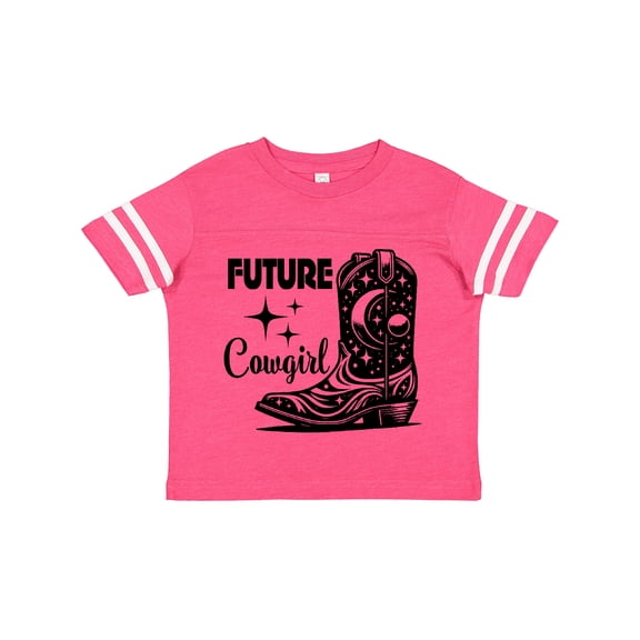 Inktastic Future Cowgirl Western Boot Rodeo Girls Toddler T-Shirt