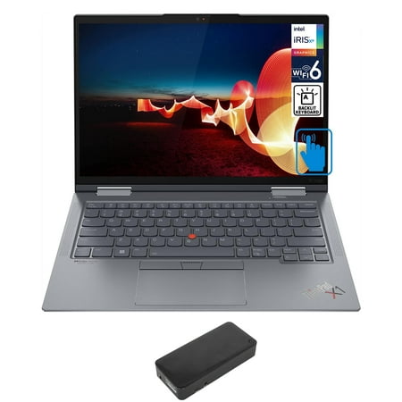 Lenovo ThinkPad X1 Yoga Gen 6 Home/Business 2-in-1 Laptop (Intel i7-1165G7 4-Core, 14.0in 60 Hz Touch Wide UXGA (1920x1200), Intel Iris Xe, 16GB RAM, 512GB PCIe SSD, Win 10 Pro) with DV4K Dock