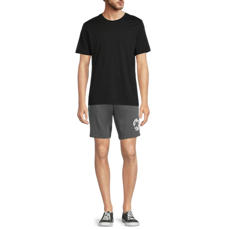Jurassic World Men s Logo Graphic Jogger Fleece Shorts Sizes S 3XL Walmart