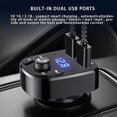thumbnail image 5 of compatible Dual Usb Car Charger Car Hands-free Wireless Bluetooth Fm Transmitter Mp3 Charger_Perfect Gift, 5 of 5