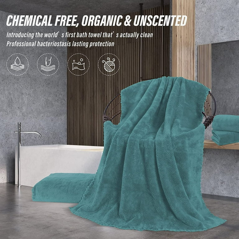 Premium Microfiber Bath Sheet Set | Maker Clean