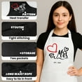 thumbnail image 3 of Aspire 2 PCS Apron Set for Couples, Cooking Aprons with Adjustable Neck Strap for Valentines, Engagement, Wedding - Heart, 3 of 6