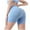 Sky Blue, variant on 5" Seamless Shorts Womens High Waist Workout Yoga Shorts/Leggings Gym Biker Shorts Tummy Control Booty Cycling Shorts