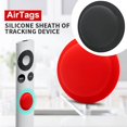 thumbnail image 3 of Adhesive Protective Sleeve holder Back Case for AIRTAG Apple soft Dustproof Black, 3 of 8