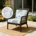 thumbnail image 2 of Outdoor Patio Cushion Covers 4 Pack Starfish Blue Patio Chair Cushion Covers with Ties and Zipper Coastal Ocean Coral Shell Waterproof Outdoor Seat Cushion Covers for Patio Furniture 20"x18", 2 of 9