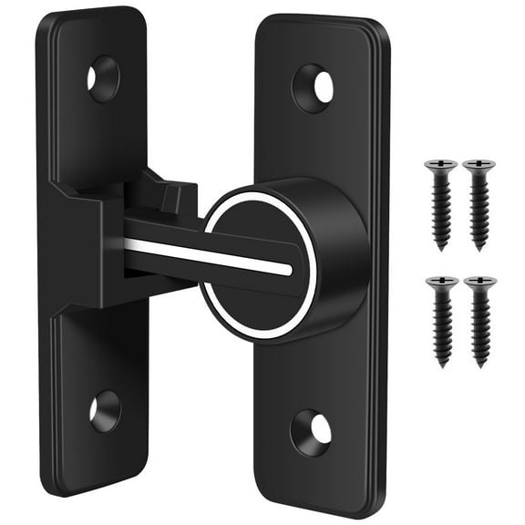 Ghojet Barn Door Lock 90 Degree Luminous Sliding Door Latch Lock Heavy Duty Zinc Alloy Gate Bolt Latch Protect Privacy Door Lock for Bathroom Garden Garage Door Window
