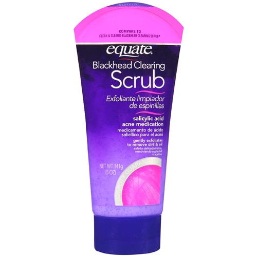 Equate Acne Medication Blackhead Clearing Scrub, 5 oz