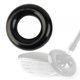 thumbnail image 5 of Anillo de ayuda para swing con peso para palos de golf, herramienta para practicar la potencia y mejorar la fuerza. Donut Negro, 5 of 8