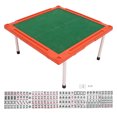 thumbnail image 2 of Mini Mahjong portátil Ticfox de plástico mesa desmontable para viajes, 2 of 14