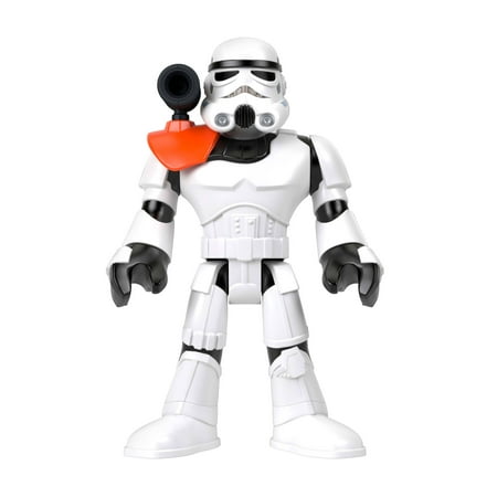 Imaginext STAR WARS Stormtrooper XXL Figure, 16+ Inch Tall Poseable Toy with Launcher