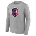 thumbnail image 2 of Men's Gray St. Louis City SC Official Logo Long Sleeve T-Shirt, 2 of 3