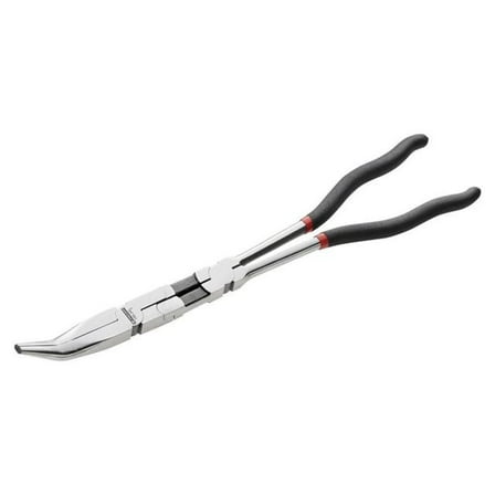 Facom - Double Jointed Extra Long Half-Round Nose Pliers 45° Angle 340mm