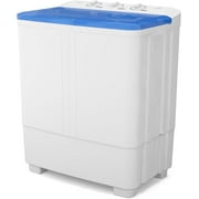 Auertech 20 Lbs Portable Washing Machine, Portable Washer for Apartment with 12 Lbs Washer, 8 Lbs Spinner, Mini Compact Top Load Washing Machine for RV Dorm