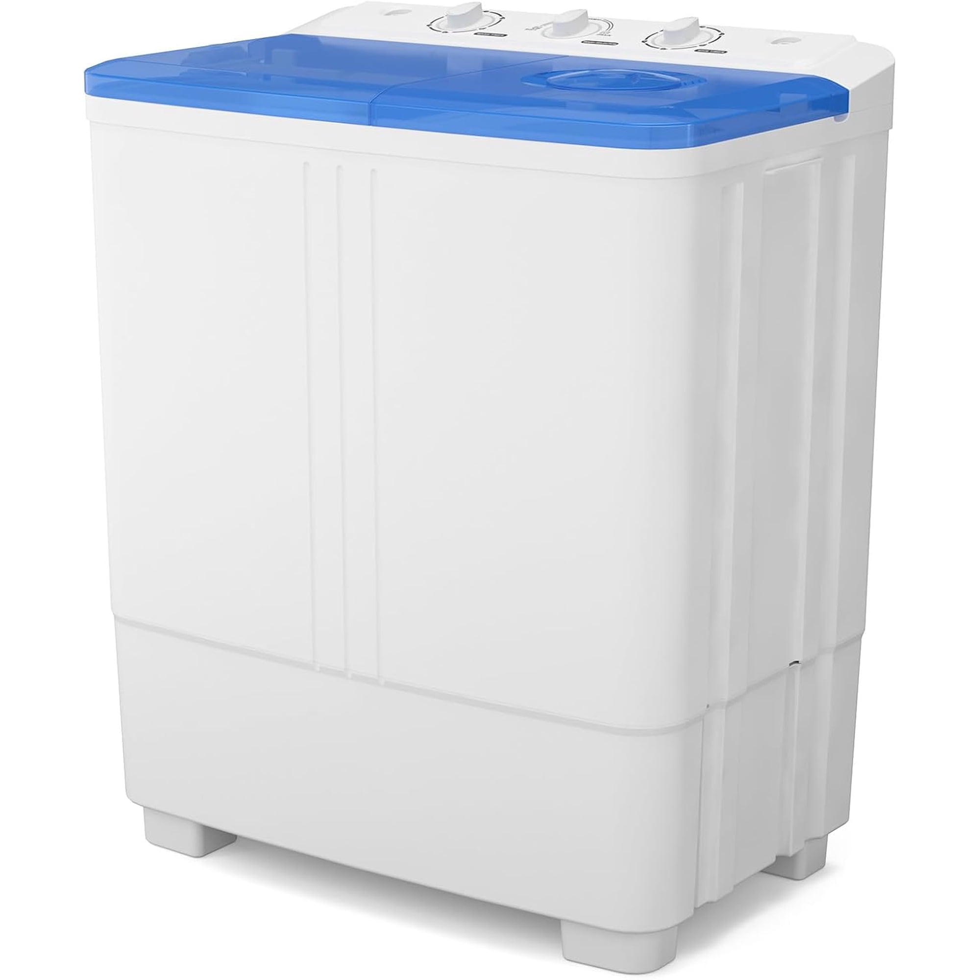 Auertech 20 Lbs Portable Washing Machine, Portable Washer for Apartment with 12 Lbs Washer, 8 Lbs Spinner, Mini Compact Top Load Washing Machine for RV Dorm