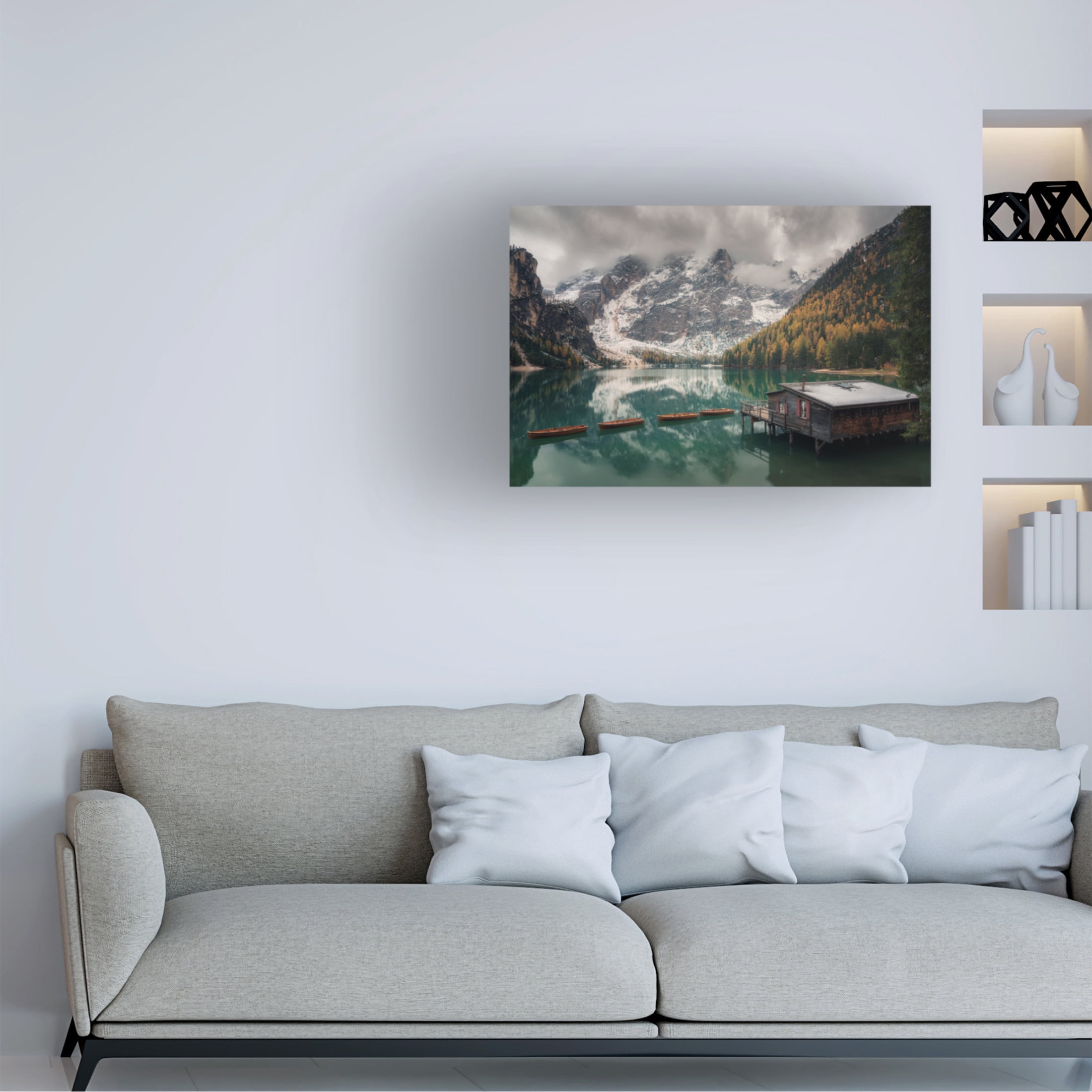 Canvas Wall Art - Thomas De Franzoni 'You Better Breathe While ThereaS Still Time' Wall Art for Living Room, Bedroom, or Office Décor by Trademark Fine Art - 32 x 22 Inches