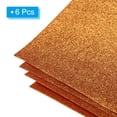 thumbnail image 3 of Unique Bargains Soft Felt Sheets Glitter Orange 11.8 x 7.8 Inch 6 Pcs, 3 of 6