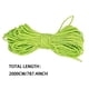 thumbnail image 3 of Cuerda reflectante de 2 mm y 20 m, cuerda fluorescente verde para tiendas de campaña, cuerda resistente al viento, 3 of 8