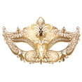 thumbnail image 1 of Máscara de mascarada de metal para mujer, máscara veneciana brillante para fiesta de graduación, 1 of 4