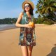 thumbnail image 3 of Balery Pond Meditating Tiger Vestidos de verano para mujer con estampado: vestido holgado sin mangas, vestido playero informal y cómodo para días calurosos., 3 of 7