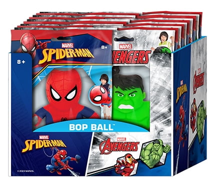 Ja-Ru Marvel Avengers Bop Punch Ball -Styles Vary-Sold Separately 1 Piece Novelty Toy for Child and Teen
