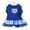 Blue L, variant on mdesiwst Sleeveless Ribbed Pet Dress, Ultramarine Blue Cute Dog Dress, Striped Skirt Girl Doggie Clothes for Small Medium Dogs Summer Pet Outfits