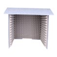 thumbnail image 2 of arctrm Desktop Soundproof Cover Lightweight Sturdy Vocal Booth Portable Vocal Absorbing Gray 80cm, 2 of 10