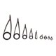 thumbnail image 5 of Guía de caña de pescar anillos de cerámica con punta de caña de pescar que combinan perfectamente con la forma de trompeta para reparación ANGGREK Otros, 5 of 8
